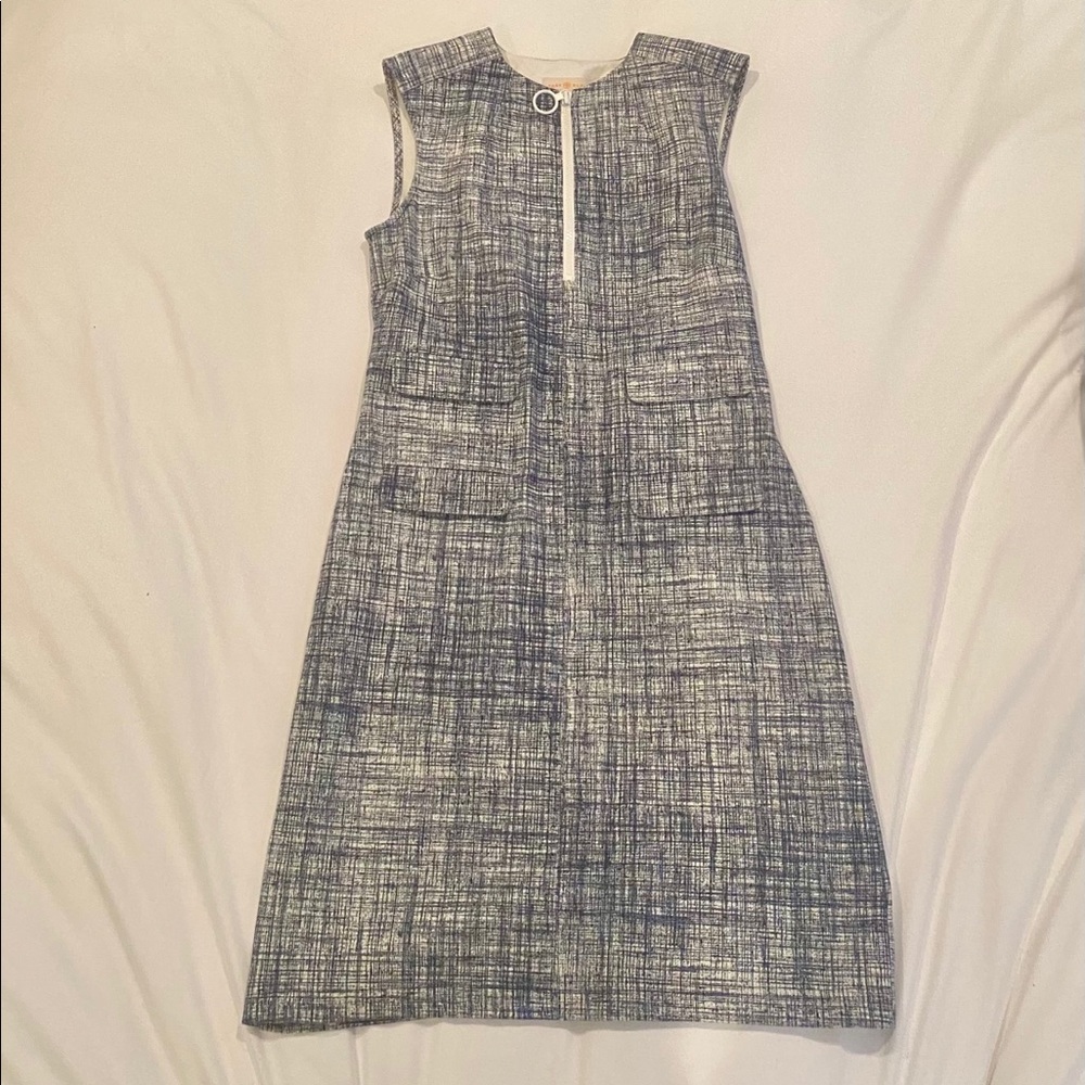 Tory Burch XS blue kinsley sleeveless dress